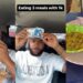 Nigerian man shows off what he eats in a day with only 1k (VIDEO)