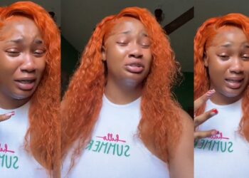 “Dem no born you well” – Lady cries out as her boyfriend breaks up with her 3 days to Christmas