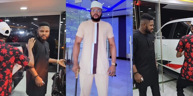 Sabinus’ manager, Mike Premium gifts himself a G-Wagon and Hilux (Video)