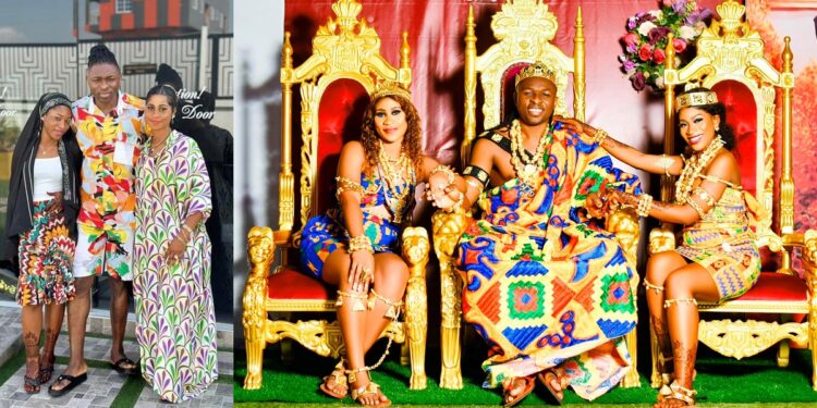 “King Solomon married 700 wives and had 300 concubines”- Ghanaian man speaks after facing backlash for marrying two wives on same day