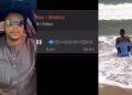 “You need to come home, deliverance yen ole miss ee ” – Father laments after seeing a video of his son sitting inside the ocean (VIDEO)