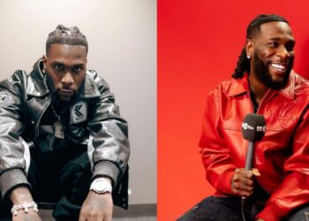 “Lucky neighbors” – Netizens react as Burna Boy checks up on his little neighbour whose mother is sick (video)