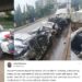 “My wife and I walked out of this scene without a broken bone” – Nigerian man shares how he and his wife survived a ghastly car accident (VIDEO)