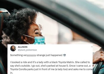 Lady narrates how she was almost k!dnapped after a different cab driver came to pick her up