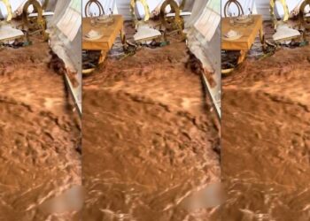 TikTok User Sends Inspiring Message To Friend Whose Wedding Venue Was Destroyed By Flood (WATCH)