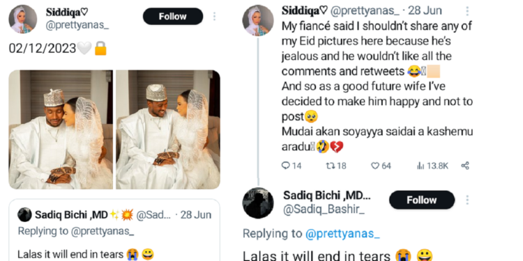 “Laslas it will end in tears”- Nigerian woman shares her wedding photos after she got negative responses online on her relationship