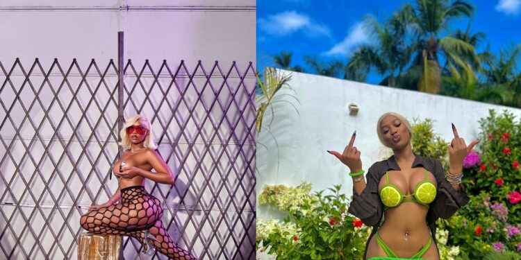 Nigerians troop to singer Asake’s girlfriend Instagram page to address the way she dress