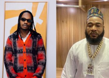 “Na who die loose ooo” – Reaction as Naira Marley and Sam Larry were spotted at an event in Lagos state