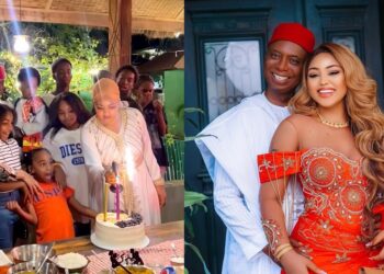 Regina Daniels make many gush as she celebrates her husband’s birthday, Ned Nwoko with her co-wife Laila (Video)