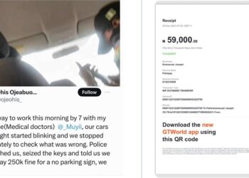Medical Doctor Cries Out For Justice, After Police Allegedly Extort N59k From Him And His Colleagues For Roadside Parking