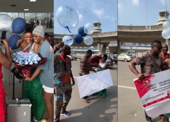 Fans of influencer Papaya Ex gifts her N10 million as she returns back to Nigeria from Dubai (video)