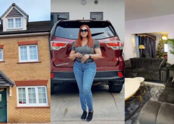 “God did it again” – Regina Chukwu celebrates her sister as she acquires multimillion naira house in the UK