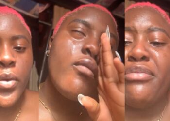 “I thought I was the wife” – Nigerian lady cries profusely after her boyfriend of three years got married to another lady without her knowledge (VIDEO)
