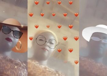 “And she dey post am” – Lady shares pictures her mother has been taking since she introduced her to Snapchat