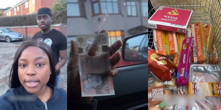 Nigerians react to video of lady who shared what the minimum wage per hour in the UK will get you (VIDEO)