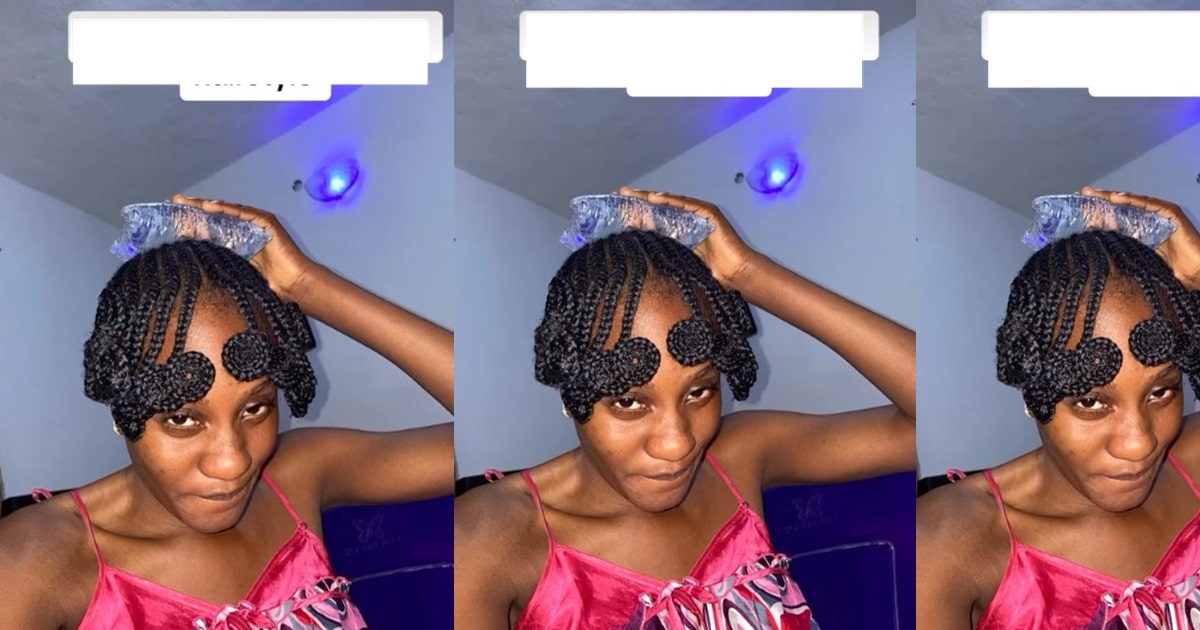 Nigerian lady shares what trending hairstyle did to her (VIDEO)