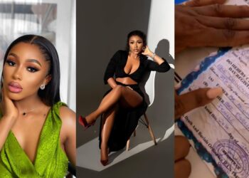 Mercy Eke’s sister releases her age affidavit to throw away claims that she falsified her age (VIDEO)