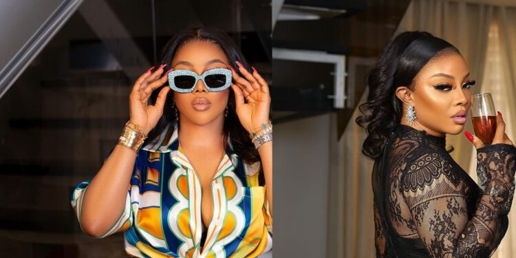Media Personality, Toke Makinwa snaps back at man who trolled her for having crush on Drake.