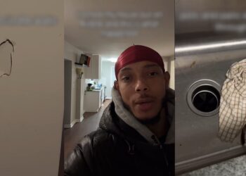 “Feels like a crime scene” – Man shows the messy state in which some guest left his Airbnb (VIDEO)