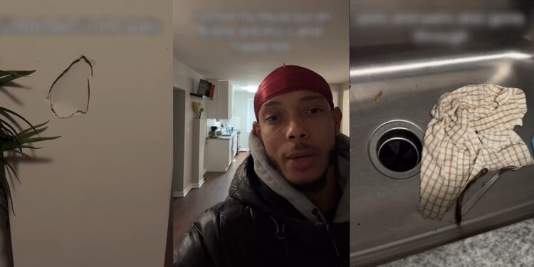 “Feels like a crime scene” – Man shows the messy state in which some guest left his Airbnb (VIDEO)
