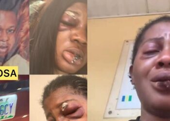 Nigerian woman accuses man over ass@ult, after bumping into her car and damaging her car bumper (VIDEO)