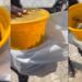 “He still has the audacity to deliver it” – Dispatch rider who was sent to deliver a bowl of catfish and banga soup eats it all (VIDEO)