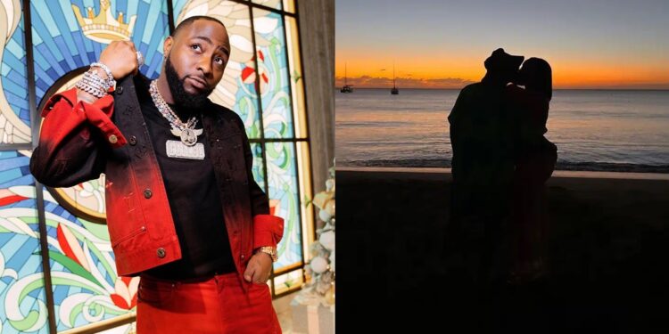 Davido unbothered as he shares loved-up photos with Chioma following Teebillz rants