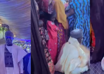 “Normal people no plenty again” – Netizens react to video of man dancing aggressively at a party