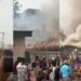 Building Engulfed By Fire In Delta State After Cooking Gas-Powered Generator Explodes (VIDEO)