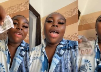 “Una don use me” – S£x worker cries out after getting paid fake dollars by an IJGB (VIDEO)