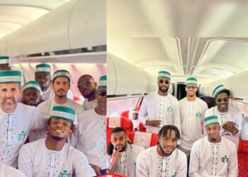 Exciting moment Super Eagles arrive at Côte d’Ivoire for AFCON 2O23(VIDEO)