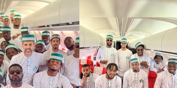 Exciting moment Super Eagles arrive at Côte d’Ivoire for AFCON 2O23(VIDEO)