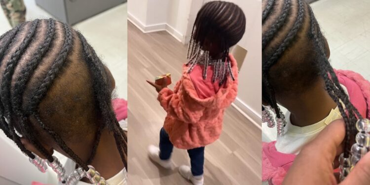 Lady cries out after her daughter’s hair was ‘pulled out of the root’ by a classmate while in school