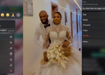 “You don’t love me again” – Lady shares the message she received from her husband who is a ‘last born’, after she missed his call (VIDEO)