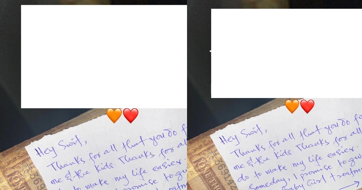 “I am blessed to have him” – Lady shares heartwarming note her husband left before leaving for work