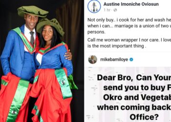 “I cook for my wife and wash her clothes when I can” – Nigerian university lecturer