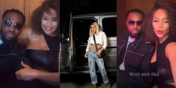 “If you like follow him everywhere, He go still cheat” – Reaction as Maria Chike makes her baby daddy, Kelvin to make a video with her (VIDEO)