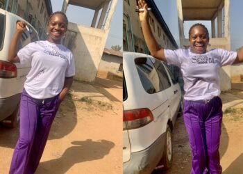 “My journey wasn’t easy” – Single mom who got pregnant in 200 Level celebrates as she graduates with First Class degree