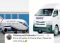 “As long as there is peace” – Nigerian lady’s reason for choice of commute generates hilarious reactions