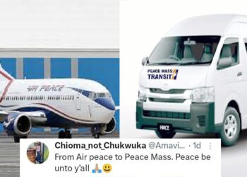 “As long as there is peace” – Nigerian lady’s reason for choice of commute generates hilarious reactions