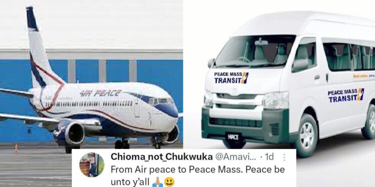 “As long as there is peace” – Nigerian lady’s reason for choice of commute generates hilarious reactions