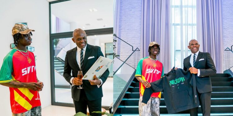 Afrobeat Singer Rema Spends Quality Time with Billionaire Tony Elumelu And His Family (VIDEO)