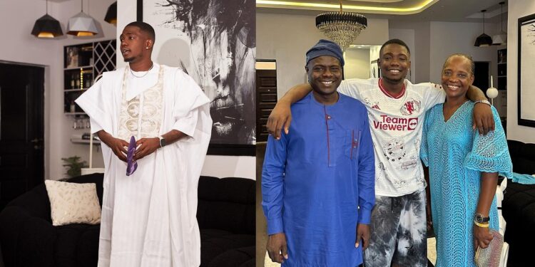 “It has to be God” – Shank Comics shares his dad’s reaction after he visited him for the first time since 2021 when he left home