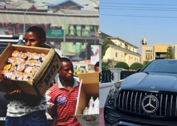“Everyone is inflating their prices because of my CAR!” – Influencer astonished as traders increase the price of their items by 300% after spotting him in his expensive car