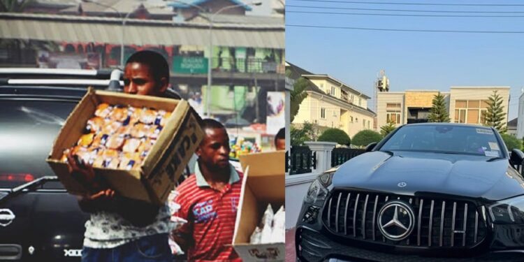 “Everyone is inflating their prices because of my CAR!” – Influencer astonished as traders increase the price of their items by 300% after spotting him in his expensive car