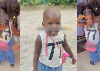 “She’s happier bald” – Little girl comes back home “bald” after leaving with a well-laid wig (VIDEO)
