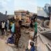 Residents Narrowly Escape De@th As Truck Crashes Into Houses In Oyo Town