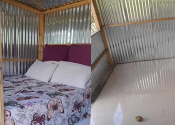 “A house with a touch of oven” – Reactions as lady shares picture of her house built with zinc