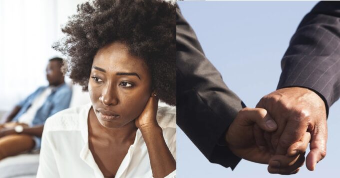 Upset Couple After Fight Dispute