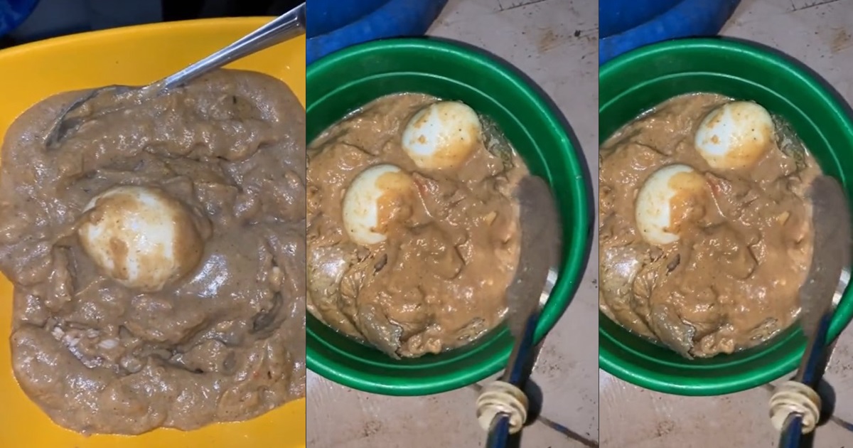 Video of Nigerian student showing off her tasty “moi moi” beans pudding (WATCH)